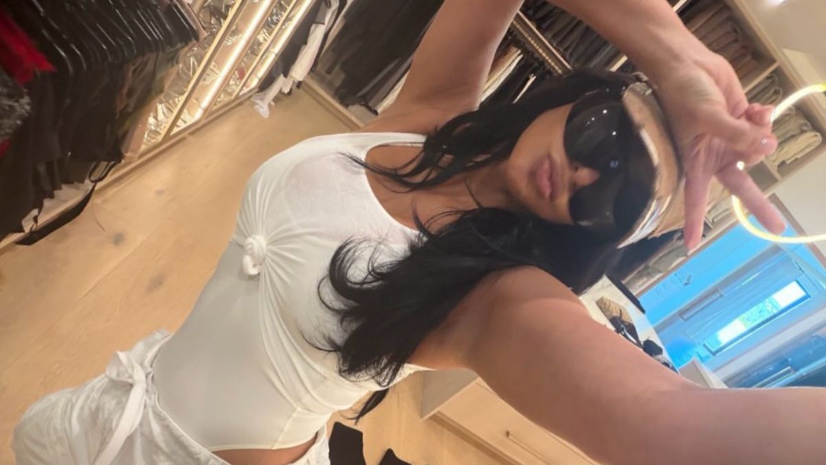 Kim Kardashian Wows in See-Through Paco Rabanne Minidress