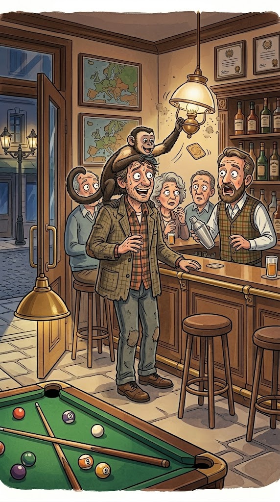 Man Brings Pet Monkey to Local Bar—What Happened Next?