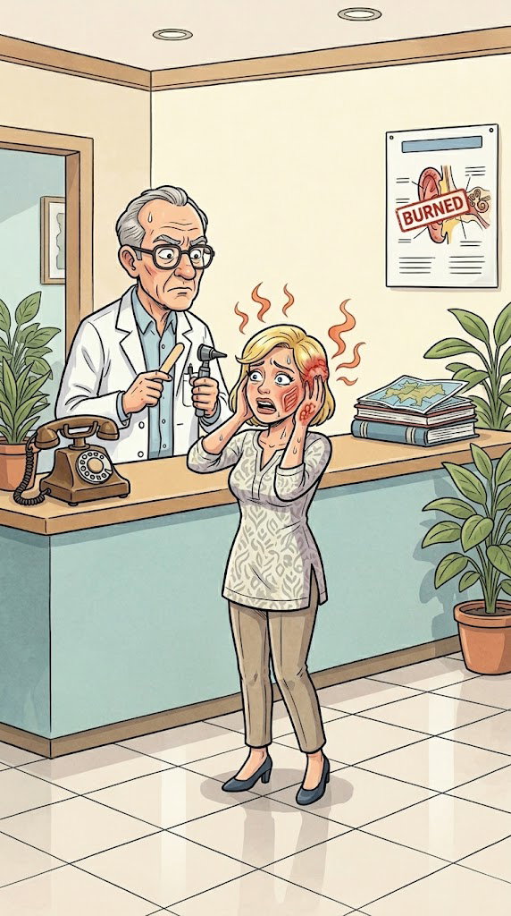 Blonde's Unlikely Adventure at the Doctor's Office!