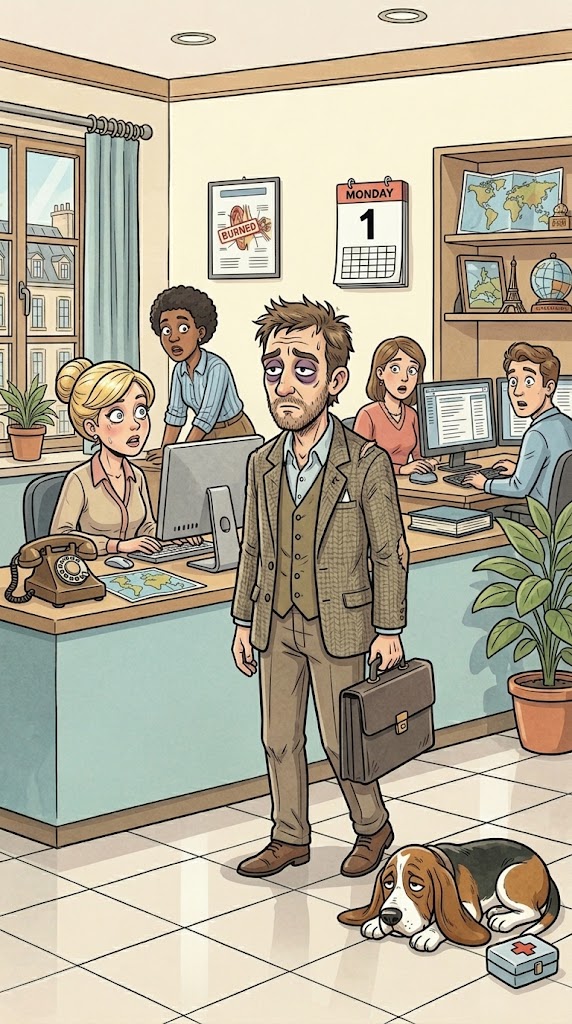 Unexpected Twist: A Man Walked Into Work This Monday