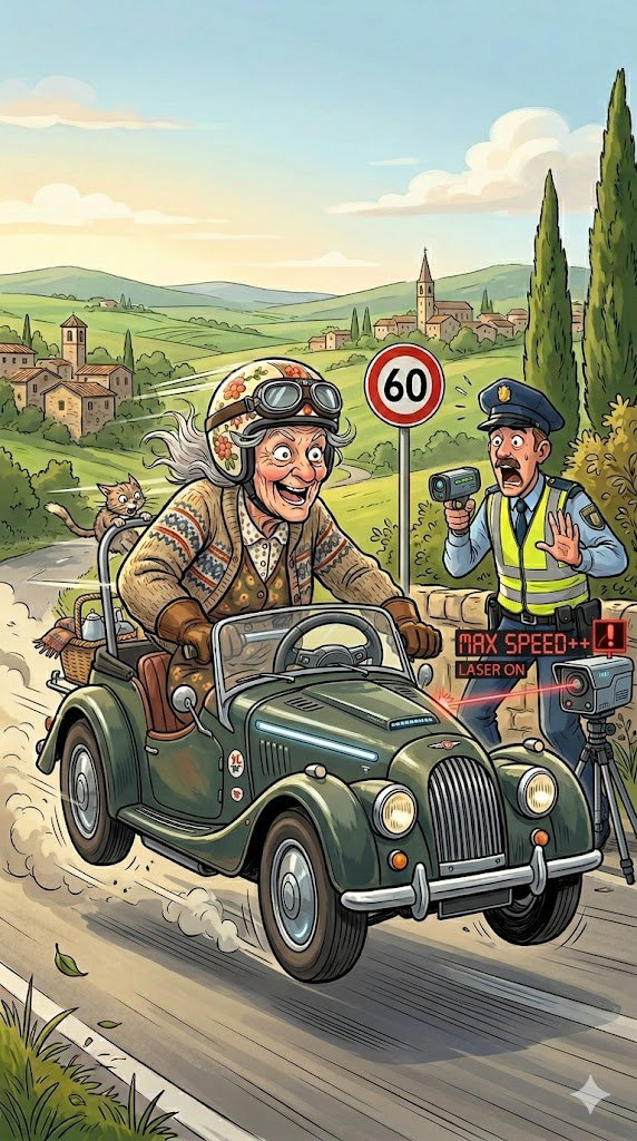 Elderly Woman Caught Speeding on Highway—What Happened Next?